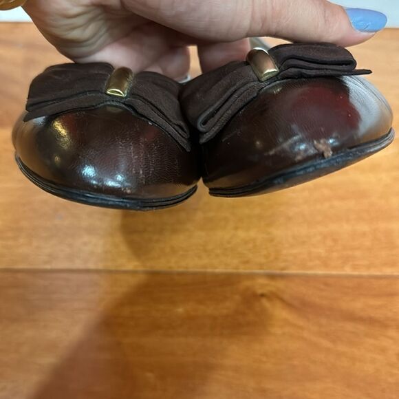 Bally Vintage Vision 7 Burgundy leather flat size 10 - Picture 3 of 11